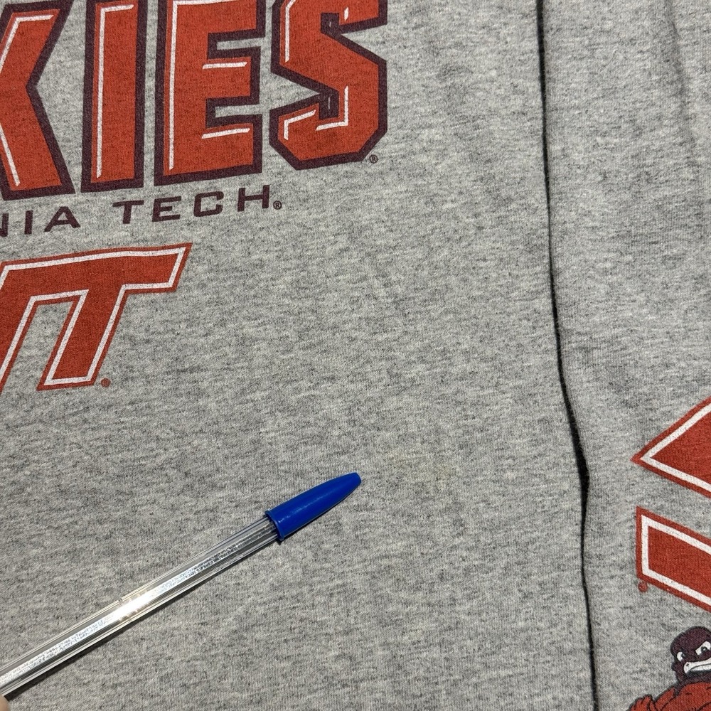 Virginia Tech Hokies Champion Youth XL Long Sleeve Shirt Football VT Sleeve Art - Picture 5 of 5